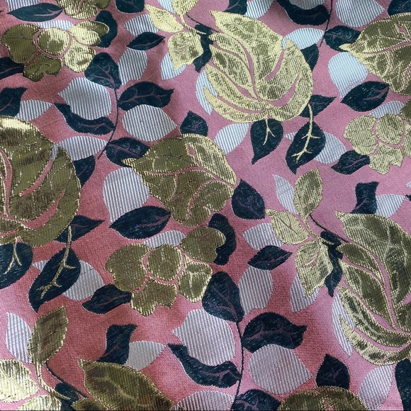 Metallic Cherry Blossom Jacquard Shift Dress - Picture 5 of 10